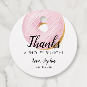 Danke für die Geburtstagsparty des GANZEN Bunch Do Geschenkanhänger