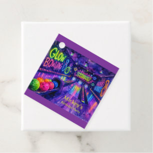 Danke für die Glow Bowling-Teenager-Geburtstagsfei Geschenkanhänger