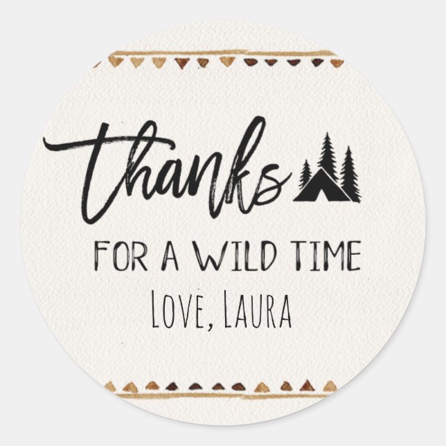 Danke für die gute Zeit Vielen Dank an die Sticker (Vorderseite)