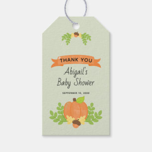 Danke für die herbstliche geschlechtsneutrale Baby Geschenkanhänger