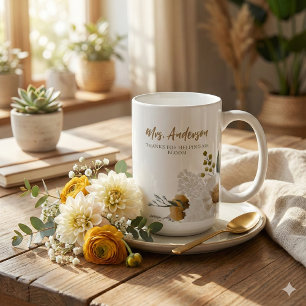 Danke für die Hilfe bei der Bloom-Tasse Kaffeetasse
