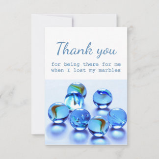 Danke für die Hilfe, wenn ich meine Murmeln verlor