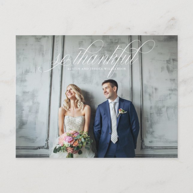 Danke für die Hochzeit, Post Card Postkarte (Vorderseite)