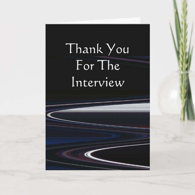 Danke für die Interview-Karte (Vorderseite)