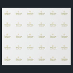 Danke für die kommende Hinzufügen Name Text-Nachri Geschenkpapier<br><div class="desc">Entwurf</div>