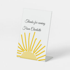 Danke für die kommende Hinzufügen Name Text-Nachri Sockelschild