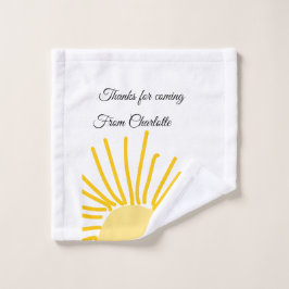 Danke für die kommende Hinzufügen Name Text-Nachri Waschlappen