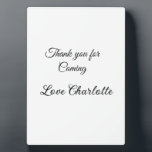 Danke für die kommende Nachricht mit Namen Fotoplatte<br><div class="desc">Entwurf</div>