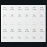 Danke für die kommende Nachricht mit Namen Geschenkpapier<br><div class="desc">Entwurf</div>