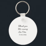 Danke für die kommende Nachricht mit Namen Schlüsselanhänger<br><div class="desc">Entwurf</div>