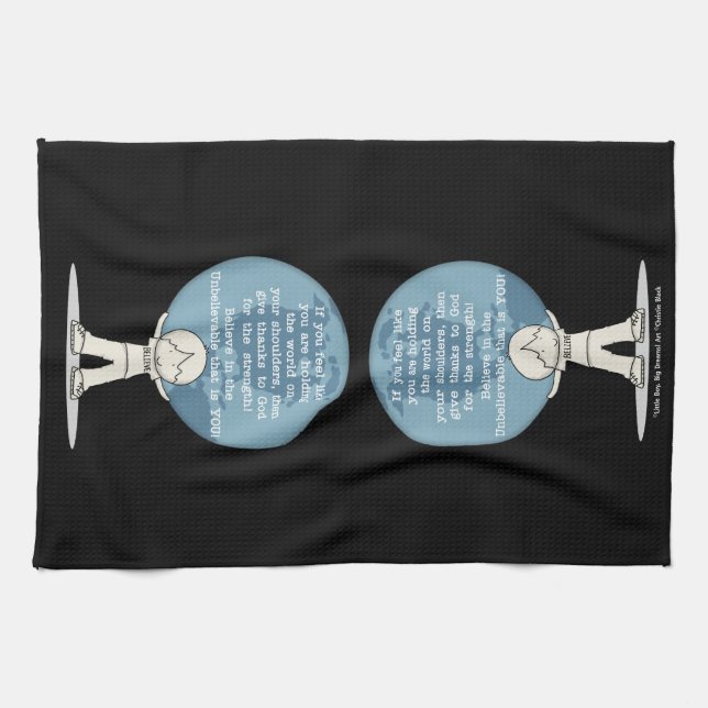 Danke für die Kraft Geschirrtuch (Horizontal)