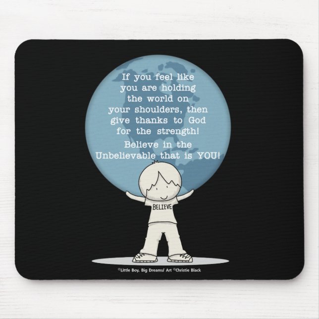 Danke für die Kraft Mousepad (Vorne)