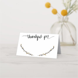 Danke für die Platzkarten