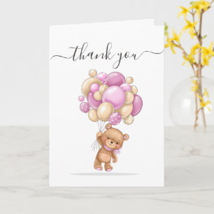 Danke für die Teddy Bear Liebe Karte