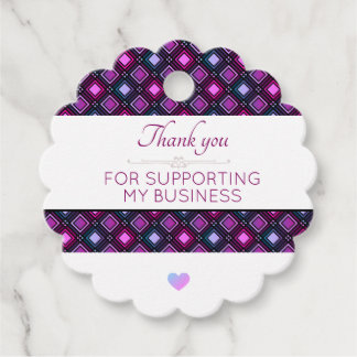 Danke für die Unterstützung meines Unternehmens Geschenkanhänger