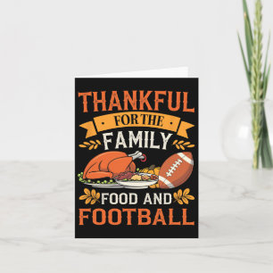 Danke für die Verpflegung und den Fußball-Erntedan Karte