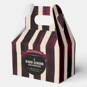 Danke für die Vintage Dark Circus Halloween-Party Geschenkschachtel