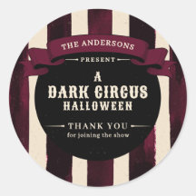 Danke für die Vintage Dark Circus Halloween-Party
