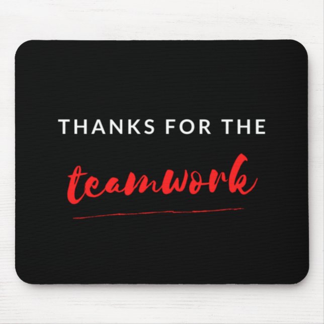 Danke für die Zusammenarbeit Mousepad (Vorne)