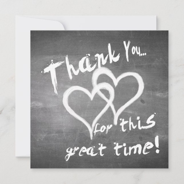 Danke für diese tolle Zeit auf dem Kreidebrett (Vorderseite)