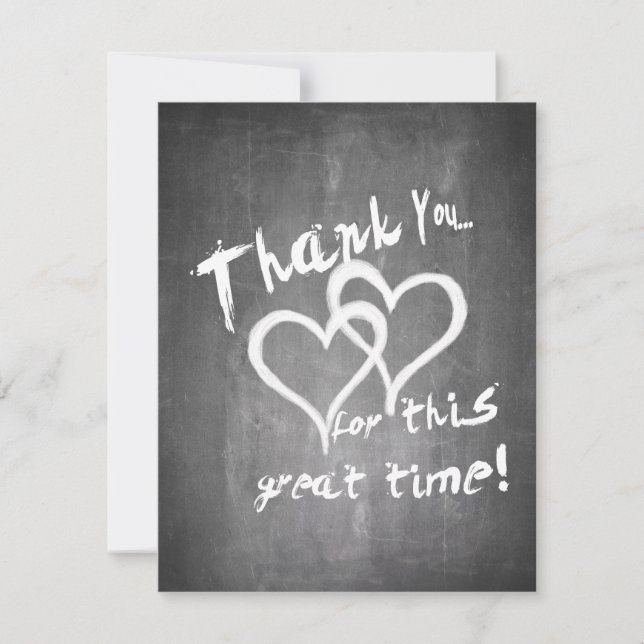 Danke für diese tolle Zeit auf dem Kreidebrett (Vorderseite)