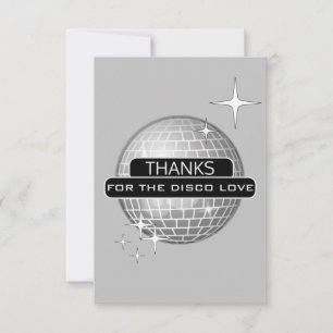 DANKE Für Disco Liebesball Retro Geburtstag