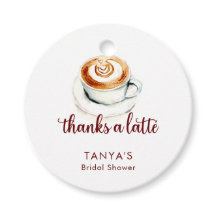 Danke für ein Latte Brautparty Custom