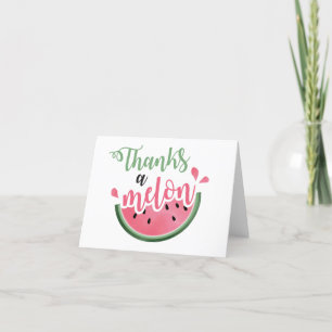 Danke für eine Wassermelone zum ersten Geburtstag 
