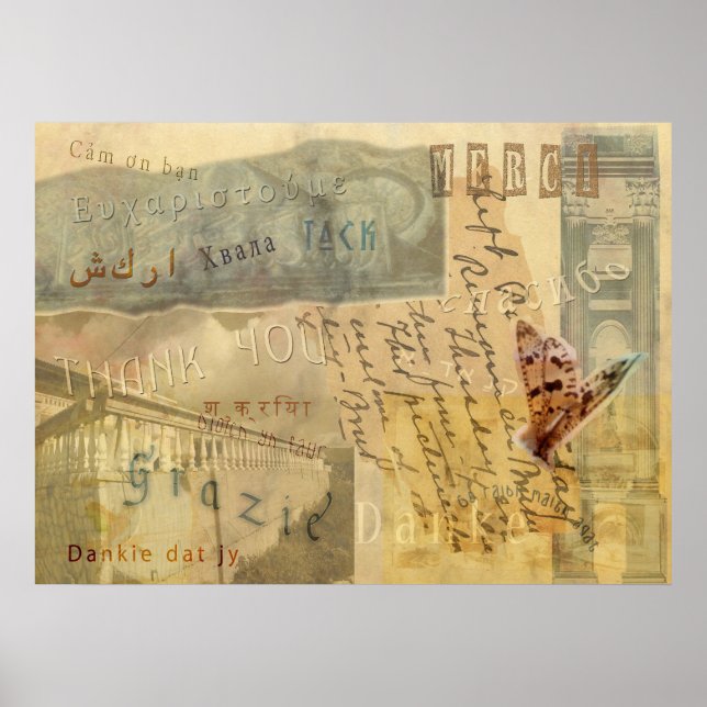 Danke für Erntedank Poster (Vorne)