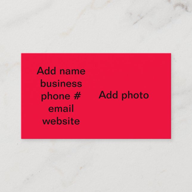 Danke für Ihr Visitenkarte (Vorderseite)