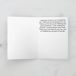 Danke für Ihre Karte