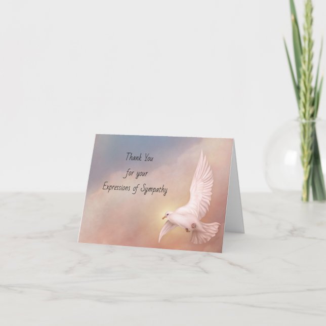 Danke für Ihren Ausdruck des Beileids (Vorderseite)