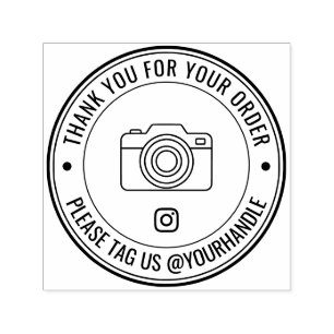 Danke für Ihren Bestell-Instagram-Tag Permastempel