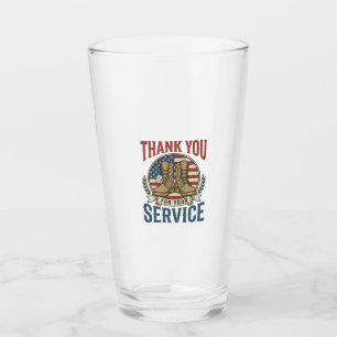 Danke für Ihren Dienst Militärstiefel-Shirt De Glas