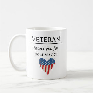 Danke für Ihren Dienst Veteranen Kaffeetasse
