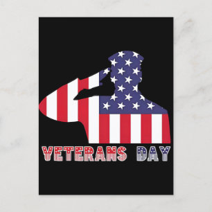 Danke für Ihren Dienst: Veterans Day 2025 Feiertagspostkarte