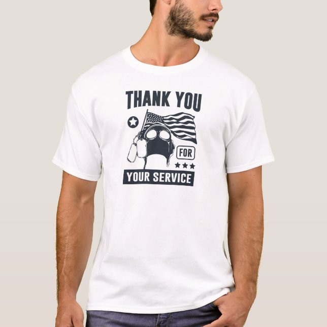 Danke für Ihren Service T-Shirt (Vorderseite)
