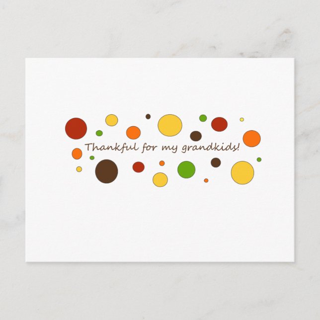 Danke für meine Enkel Postkarte (Vorderseite)