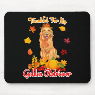 Danke für meine goldene Retriever Erntedank Pump Mousepad
