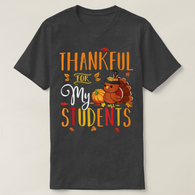 Danke für meine Schüler Funny Erntedank Teache T-Shirt (Design vorne)