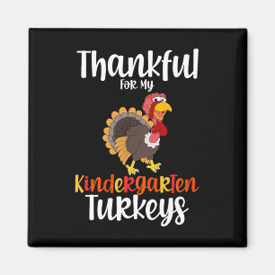 Danke für meinen Kindergarten, Truthühner Erntedan Magnet