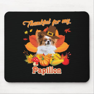Danke für meinen Papillon Dog Erntedank ich Pump Mousepad