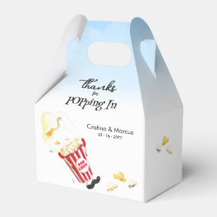 Danke für Poppin von Popcorn Hochzeit Geschenkschachtel