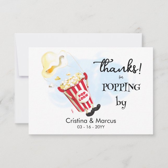 Danke für Popping By Popcorn Event (Vorderseite)