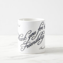 danke für Sein ein Freund 2 Tasse