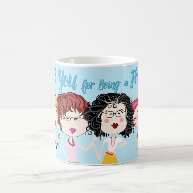 Danke für Sein eine Freund-Kaffee-Tasse Kaffeetasse (Mittel)