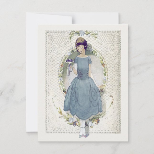 Danke für Sein in unserer Vintagen Hochzeit (Vorderseite)