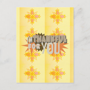 Danke für Sie mit Liebe Mitgefühl und Dankbarkeit Postkarte