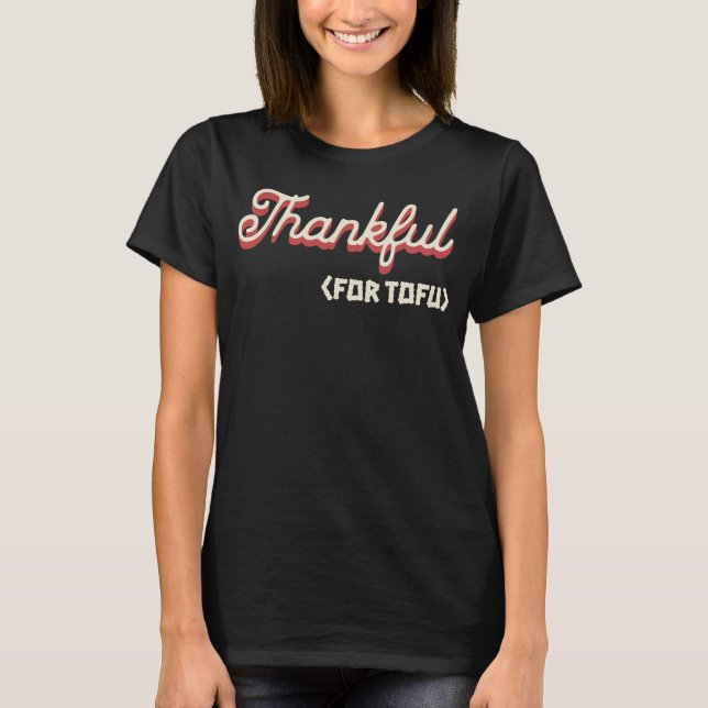 Danke für Tofu Erntedank T-Shirt (Vorderseite)