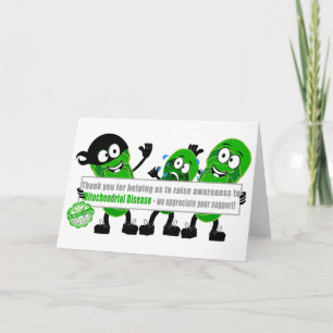 Danke für Unterstützung der Mitochondriopathie Karte